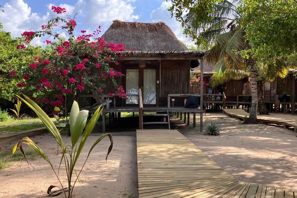 Cabin, Multiple Beds, Non Smoking, Beach View | In-room safe, bed sheets