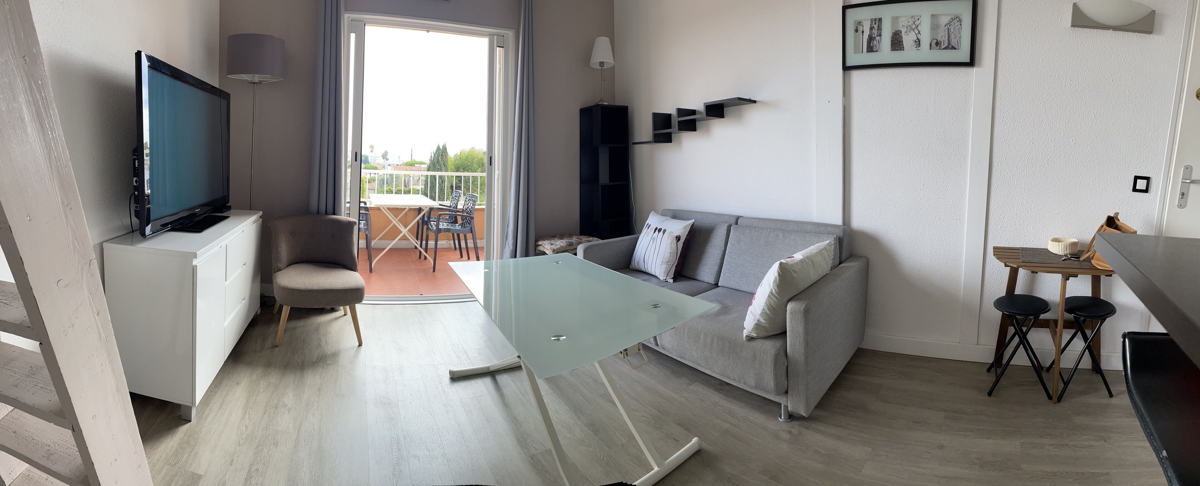 Golfe-Juan 2P+Terrace+Parking, near Beaches and Cannes