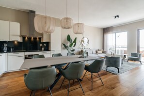 Apartment, 2 bedrooms (No. 18C) | Dining room - BizStay Harbour Scheveningen Apartments (The Hague)