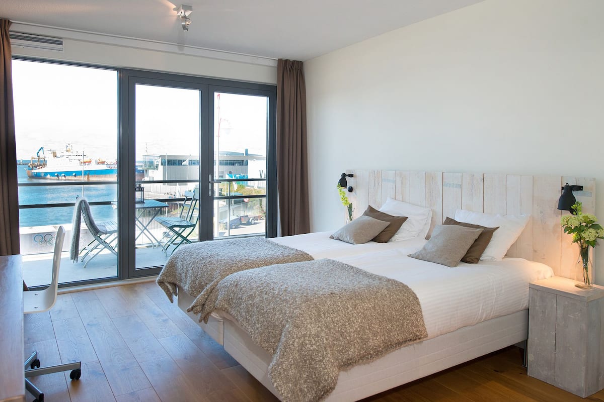 Apartemen, 2 kamar tidur (Nr. 36) | Brankas, kedap suara, setrika/meja setrika, dan Wi-Fi gratis