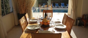3 bed Villa With Sea Views And Solar Warmed Pool And Good Sized Garden