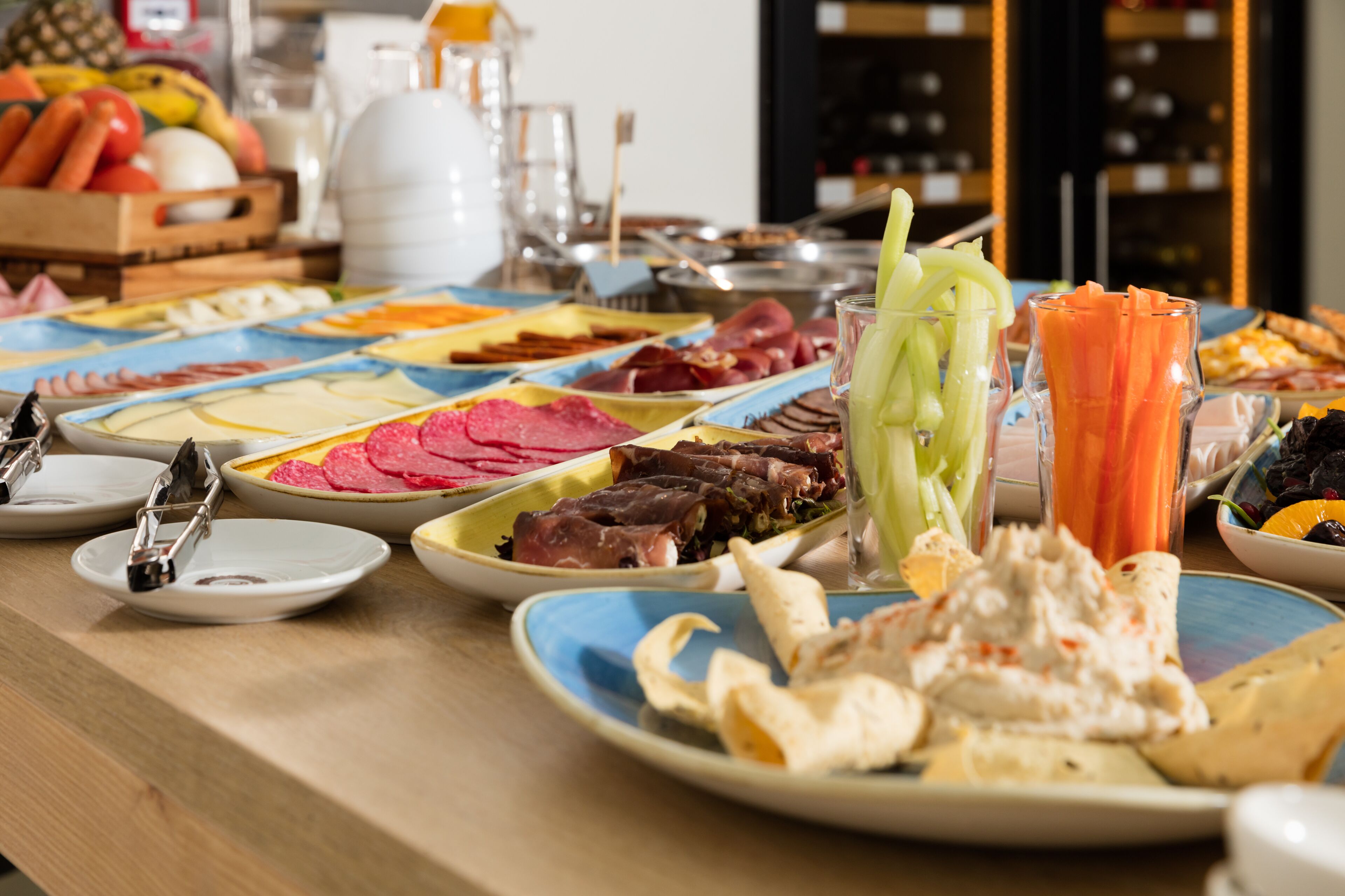 daily buffet breakfast (eur 12.50 per person)