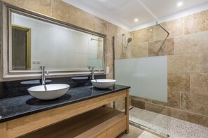 Shower, hair dryer, towels - ALL COMFORT, modern, NICE TERRACE, BEAUTIFUL VIEW of MONT VENTOUX (Bonnieux)