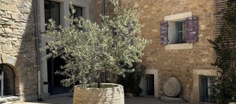 Moderne leilighet med flott terrasse med utsikt over Mont Ventoux