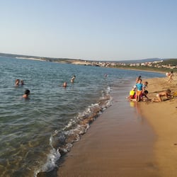 On the beach