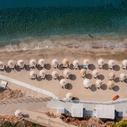 On the beach, free beach shuttle, free beach cabanas, sun-loungers