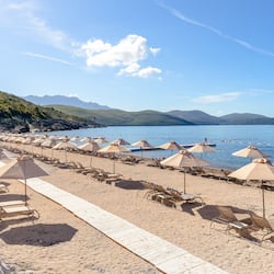 Vue sur la plage/l’océan