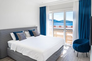 Luxury Two Bedroom Residence Sea View | 防过敏的被褥、客房内保险箱、特色装修、特色家居