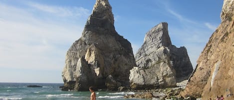 Vlak bij het strand