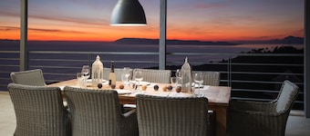 NEW luxury villa; stunning SEA VIEW; 250m2 terraces; big pool &garden,BBQ,sauna