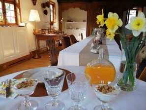 Free daily local cuisine breakfast