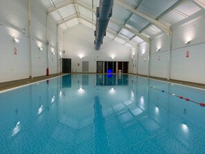 Indoor pool, a heated pool