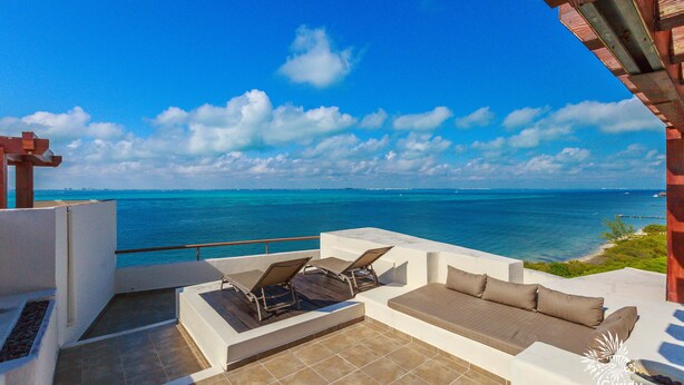 Terrace/patio - Puerta Al Mar - Penthouse 504 (Isla Mujeres)