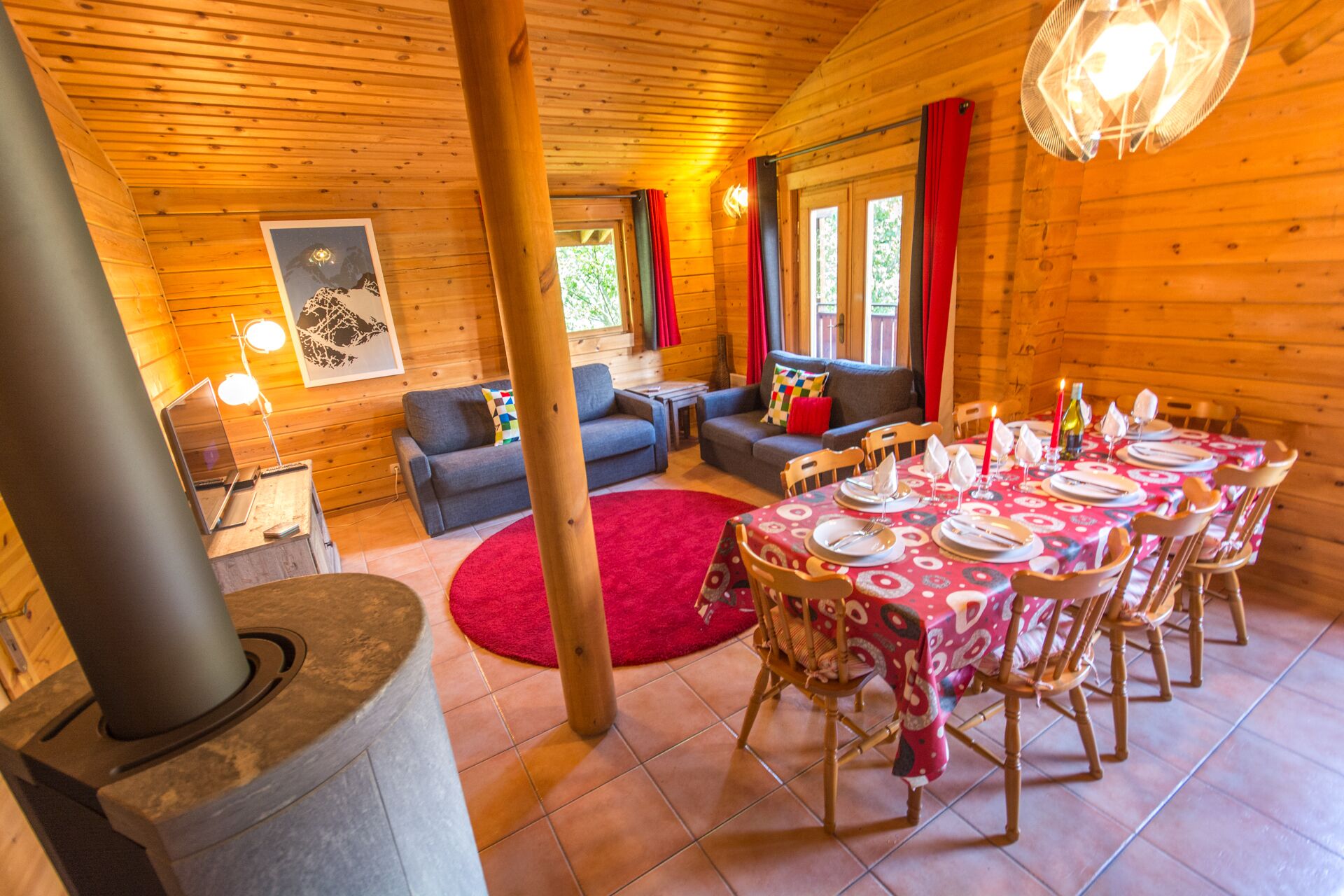 Chalet Confortable De 3 Chambres Avec Cheminée, Piscine, Sauna, Salle De Sport - Morillon