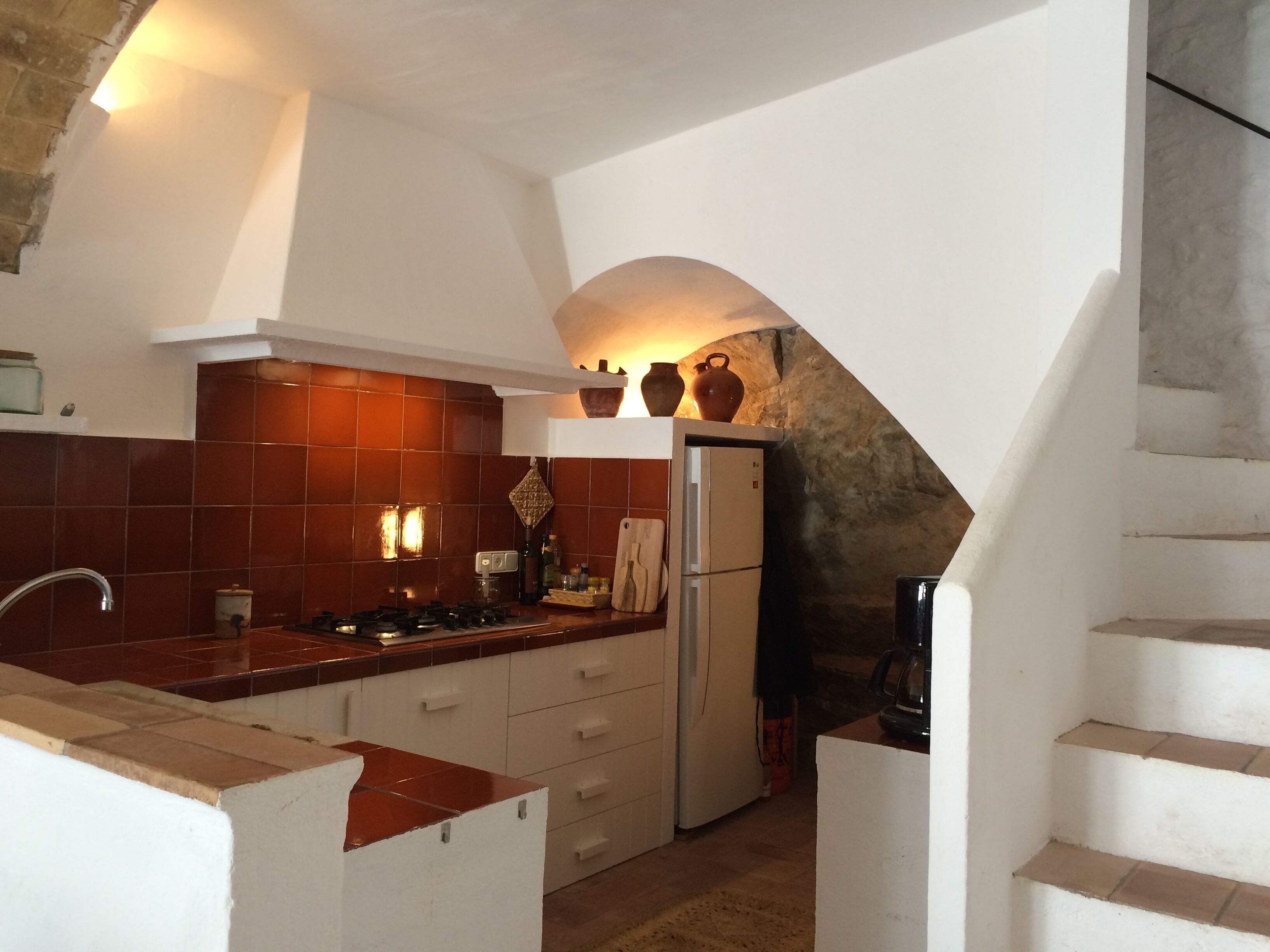 Charming house, village center, near the beach, with terrace and beautiful view.