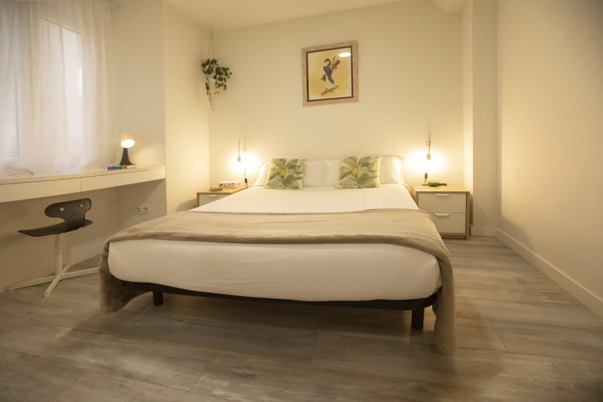 Double Room, Private Bathroom | Blackout curtains, iron/ironing board (on request), free WiFi