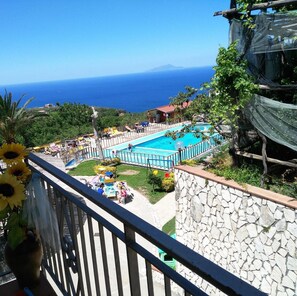 Aerial view - Agriturismo Castanito (Vico Equense)