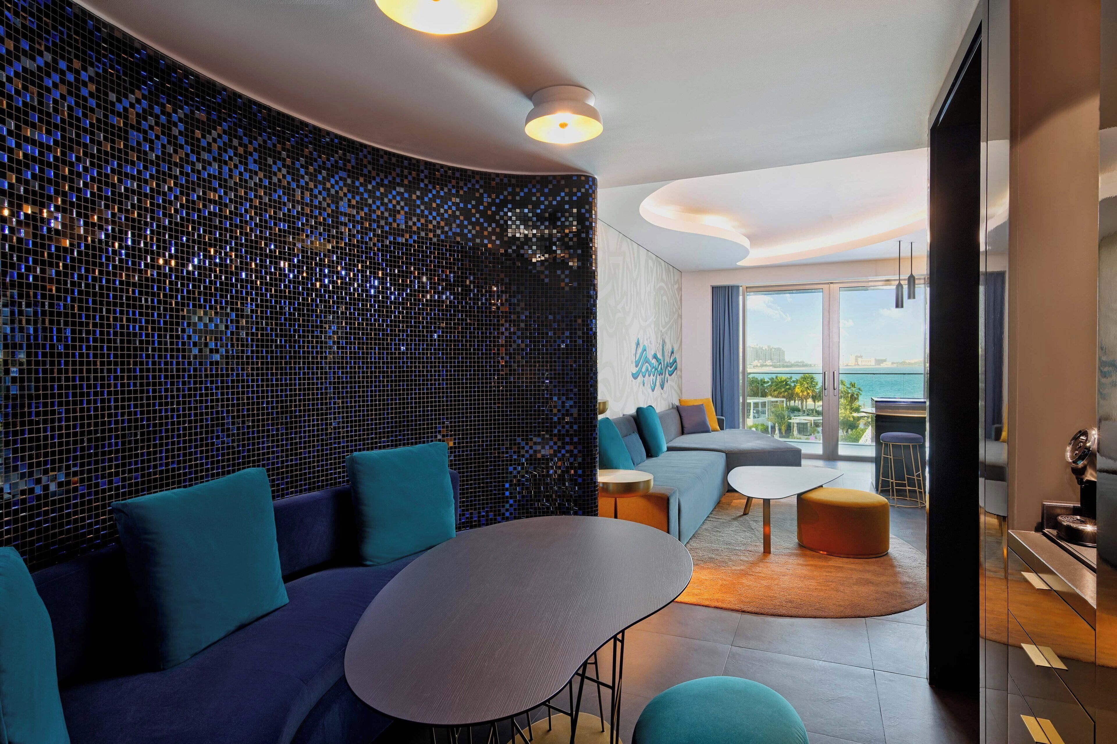 55-inch LCD TV with satellite channels, TV, iPod dock