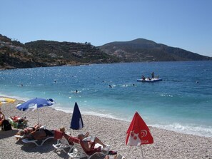 Beach nearby, sun-loungers, beach towels - Villa Hilal, luxury villa, large private pool, amazing panoramic views.  (Kalkan)