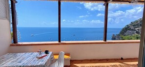Outdoor dining - HOUSE WITH TERRACE AND SEA VIEW (Positano)
