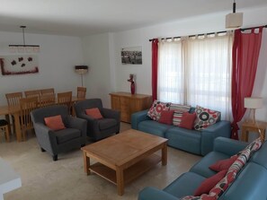 Smart TV, chimenea, videojuegos y reproductor de DVD 