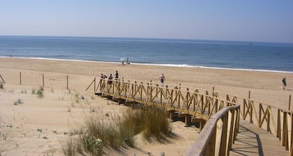 Luxury villa with private pool overlooking golf course, close to beach