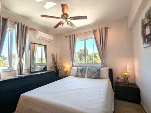 2 bedrooms, iron/ironing board, travel cot, free WiFi