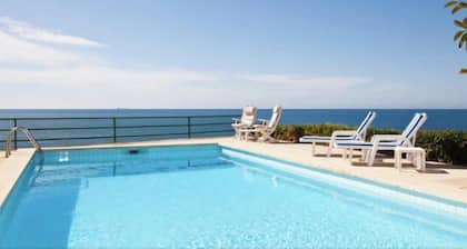 Exclusive Seafront Villa with Pool & Panoramic Views
