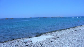 Vlak bij het strand