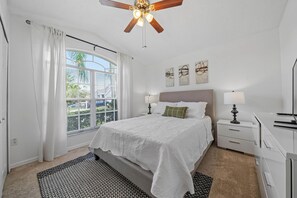 4 bedrooms, in-room safe, iron/ironing board, travel crib