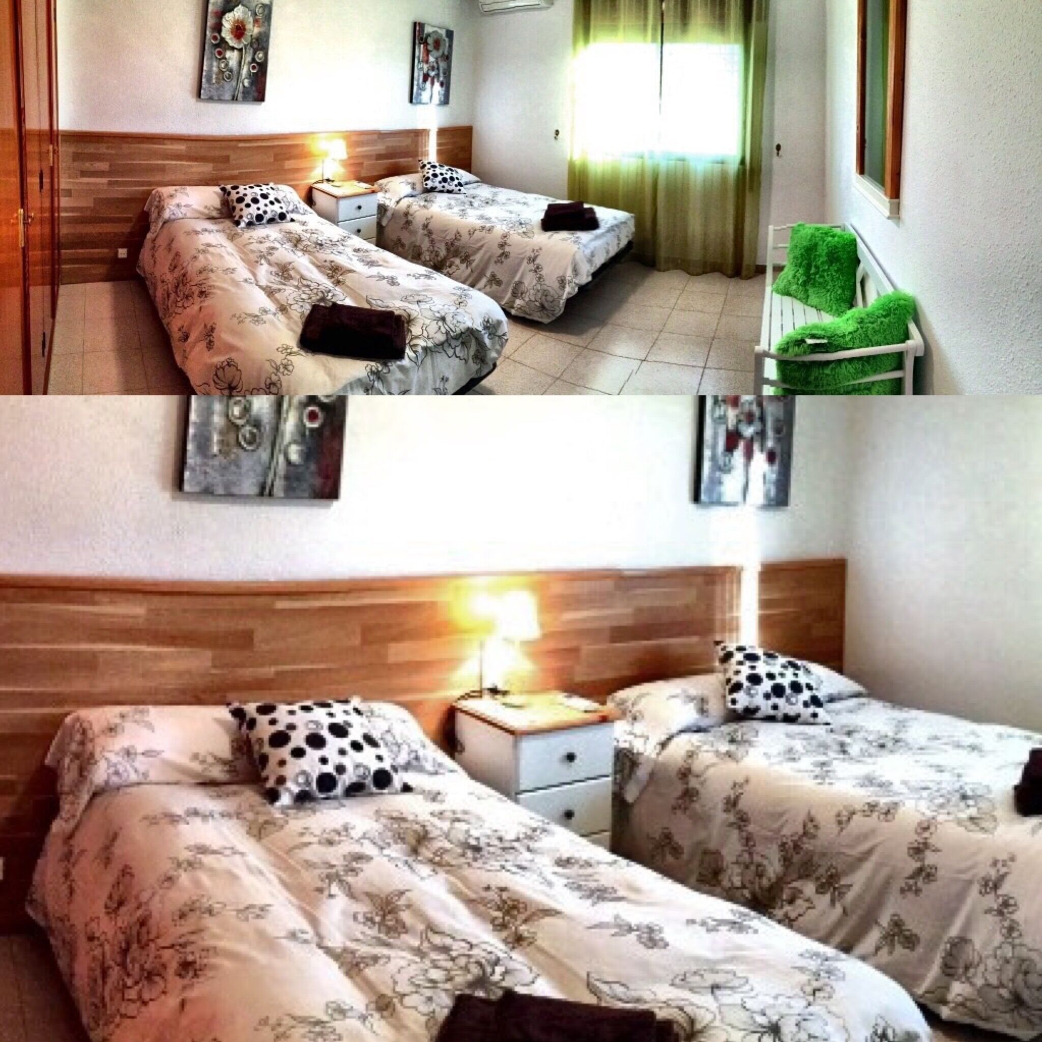 4 slaapkamers, een strijkplank/strijkijzer, wifi, beddengoed