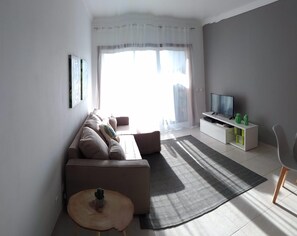 TV, books, stereo