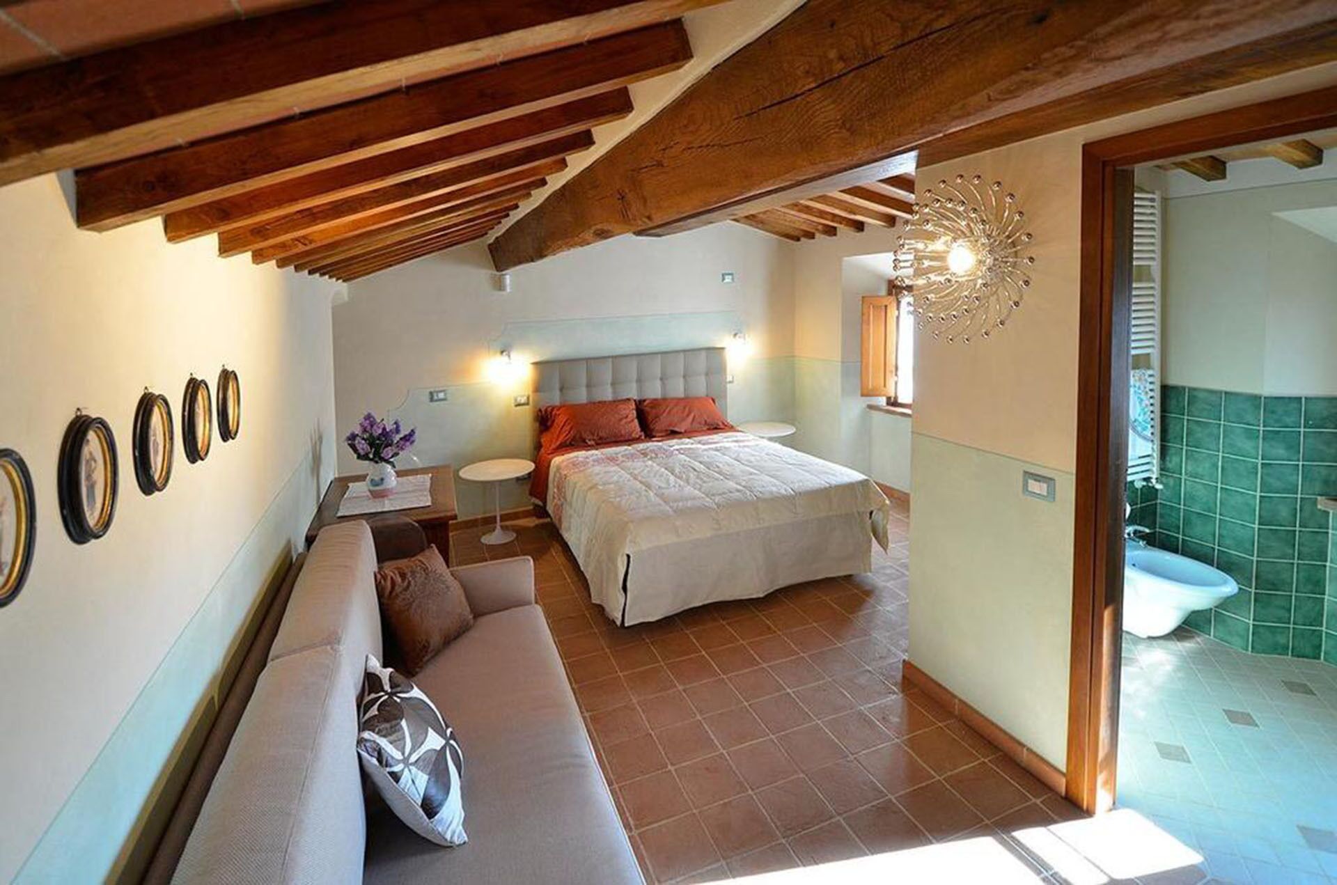 Apartment located in the Borgo di mommialla near San Gimignano