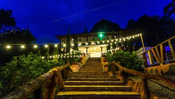 Front of property – evening/night