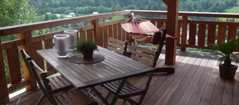 *Stunning Wooden Chalet* Exceptional View, Comfortable Relax in Winter & Summer 