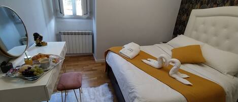 4 soveværelser, strygejern/strygebræt, sengetøj