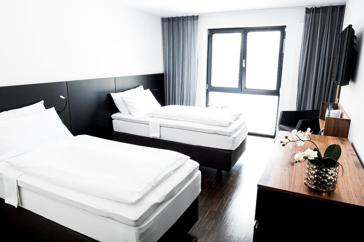 Soundproofing, iron/ironing board, free WiFi, bed sheets