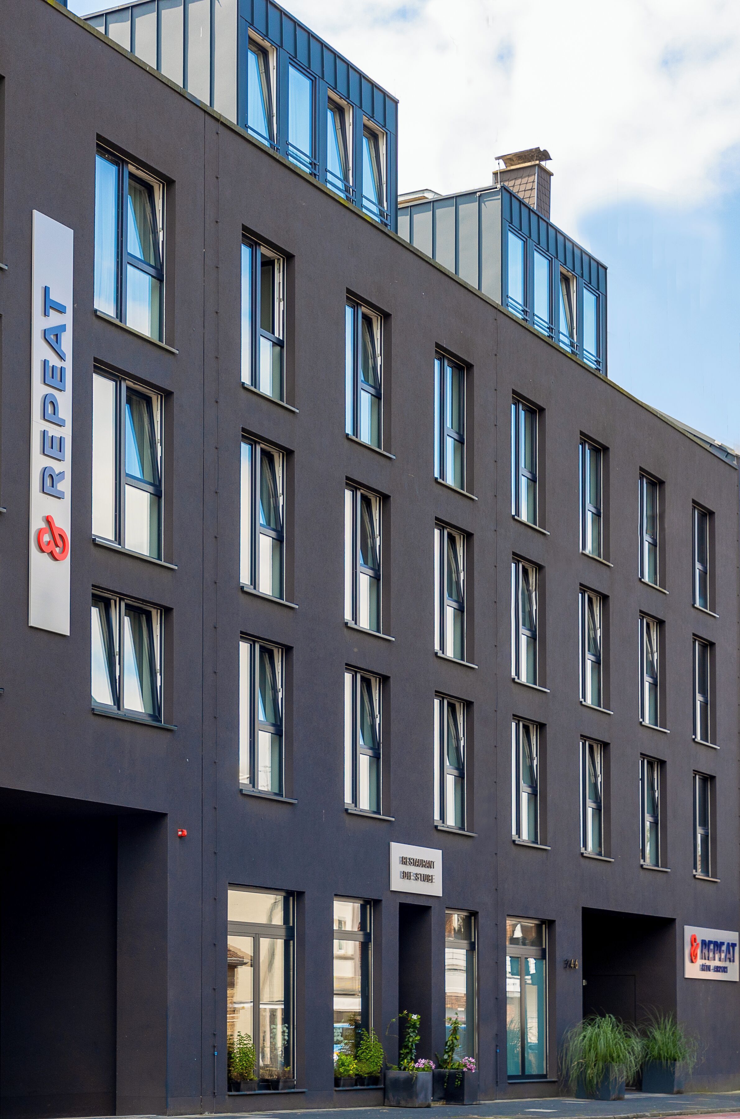 Fassade der Unterkunft