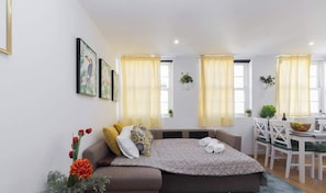 1 chambre, fer et planche à repasser, Wi-Fi, draps fournis