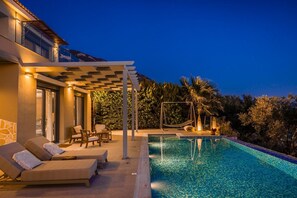 Outdoor pool - My Villa Kefalonia, Lourdas Beach (KEFALONIA)