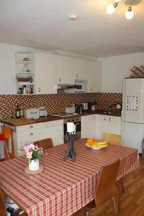 Fridge, microwave, oven, stovetop - Modern, spacious apartment - 250m from town centre, 300m from ski lifts (Zell am See)