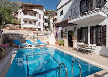 Private Pool in walled courtyard