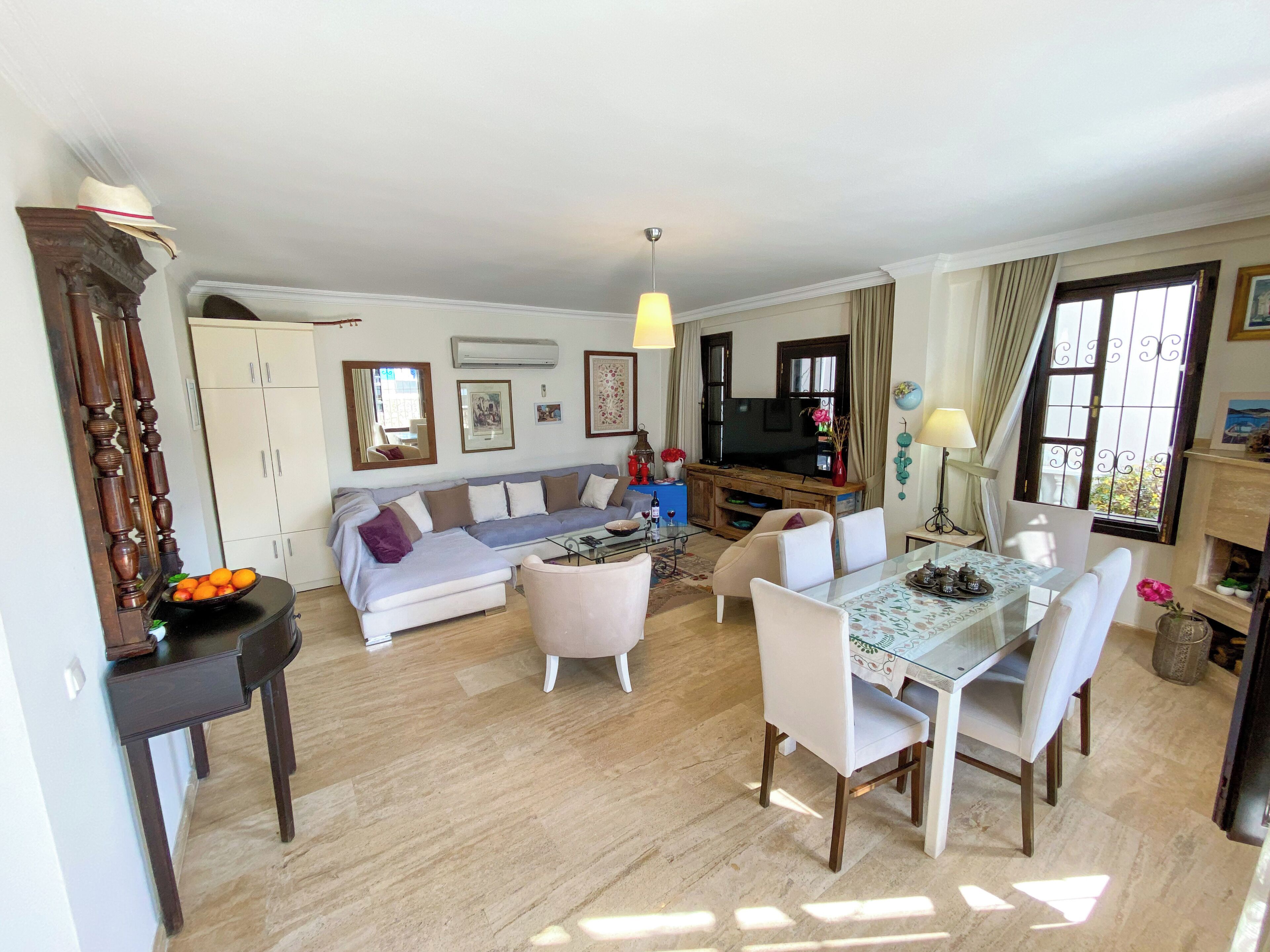 Villa Alarahan in central Kalkan Old Town with private heated pool, no taxis!