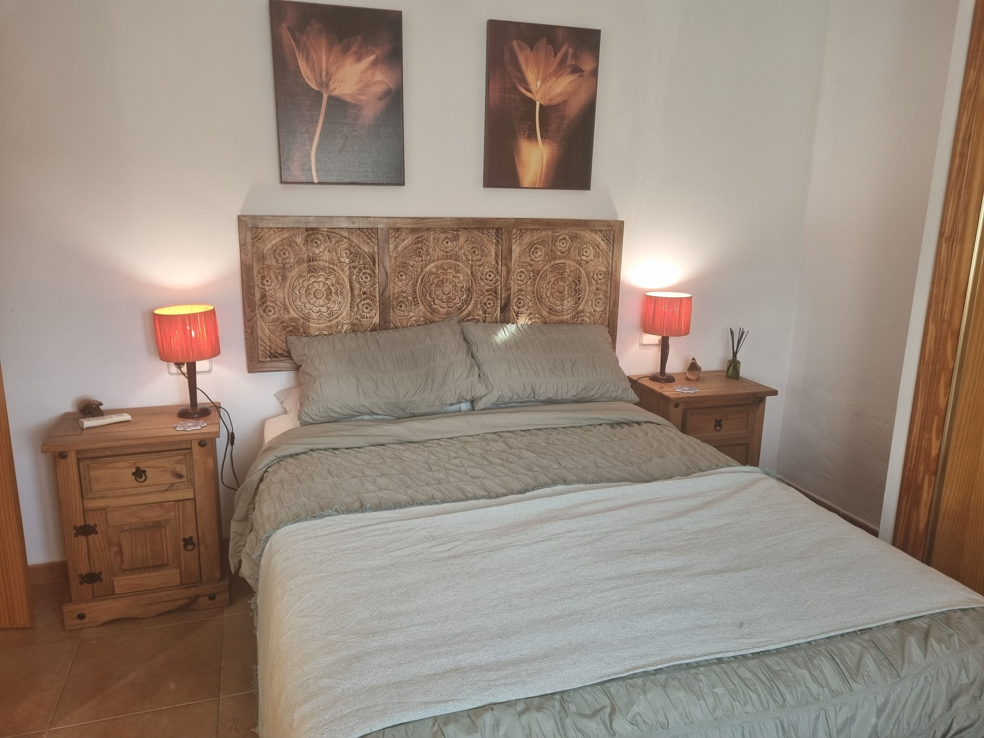 3 dormitorios, tabla de planchar con plancha, wifi y ropa de cama