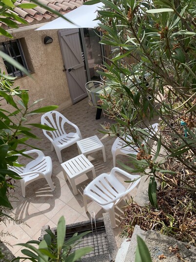 Air-conditioned sea view apartment - 100m from the beach - Magnificent Terrace