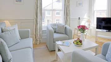 TV connectée, cheminée, jeux vidéo, lecteur de DVD