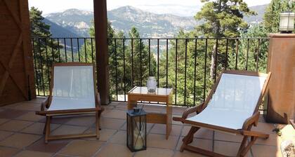 Spectacular wooden house in ski resort Port de comte