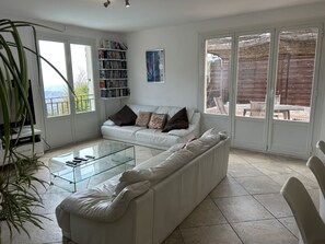 TV, DVD player, ping pong