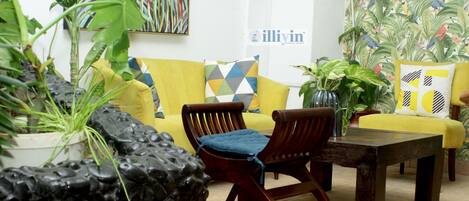 Quarto casal ou duplo júnior, para não fumantes | Saguão