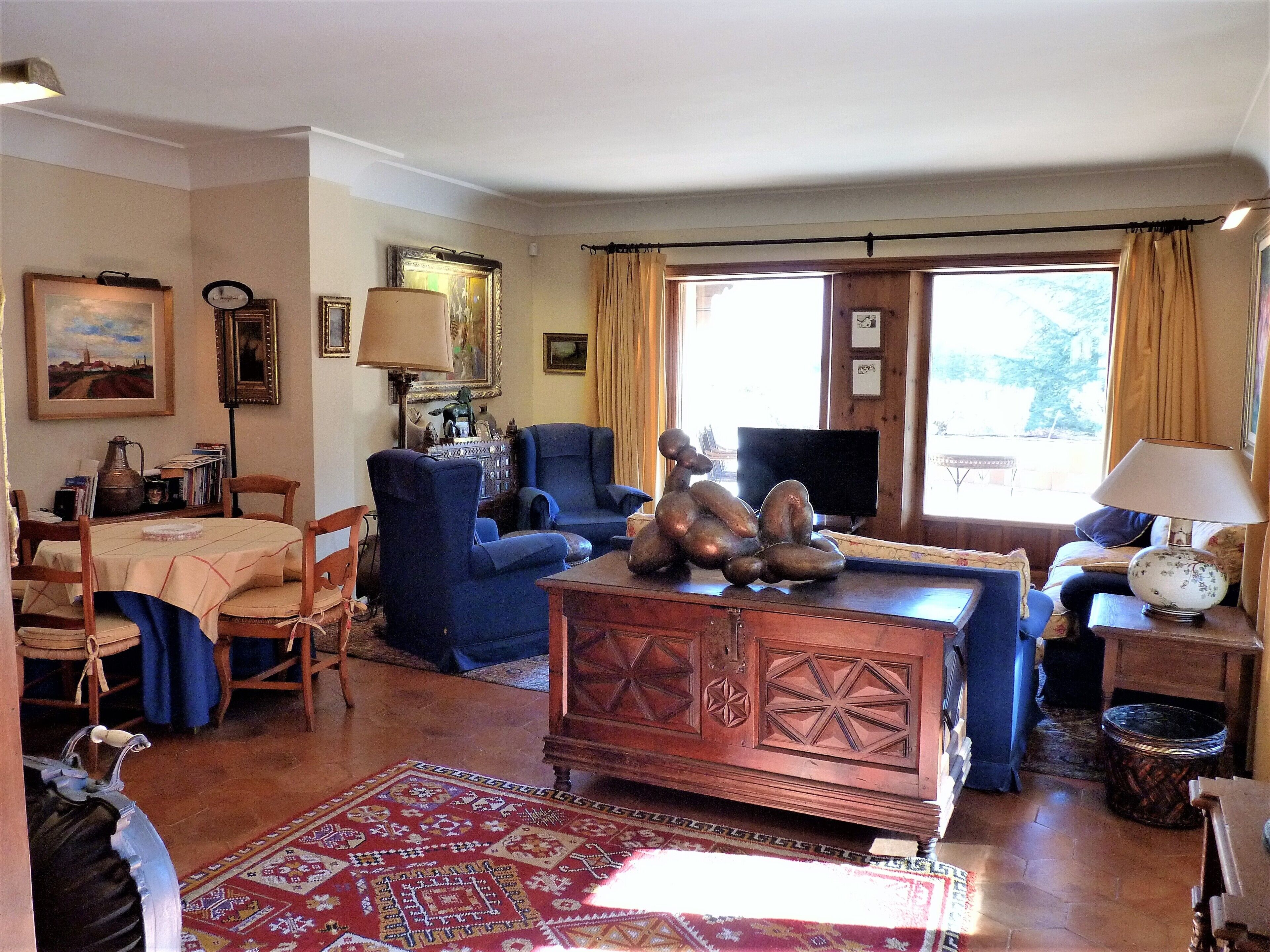 Splendid villa with large garden and game court in cool climate